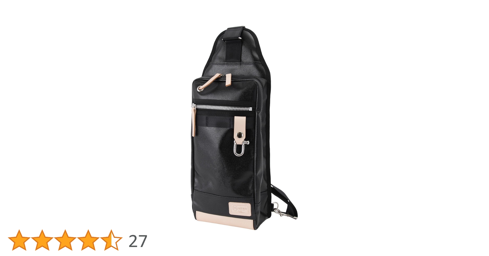 Amazon | 森野帆布 x SIGNAL FLAG Premium Black ボディバッグ