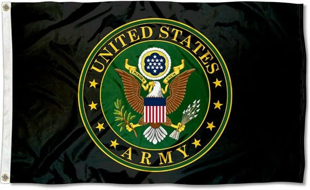 Amazon.com : US Army Gold Polyester Flag, 3' x 5' : Patio, Lawn & Garden