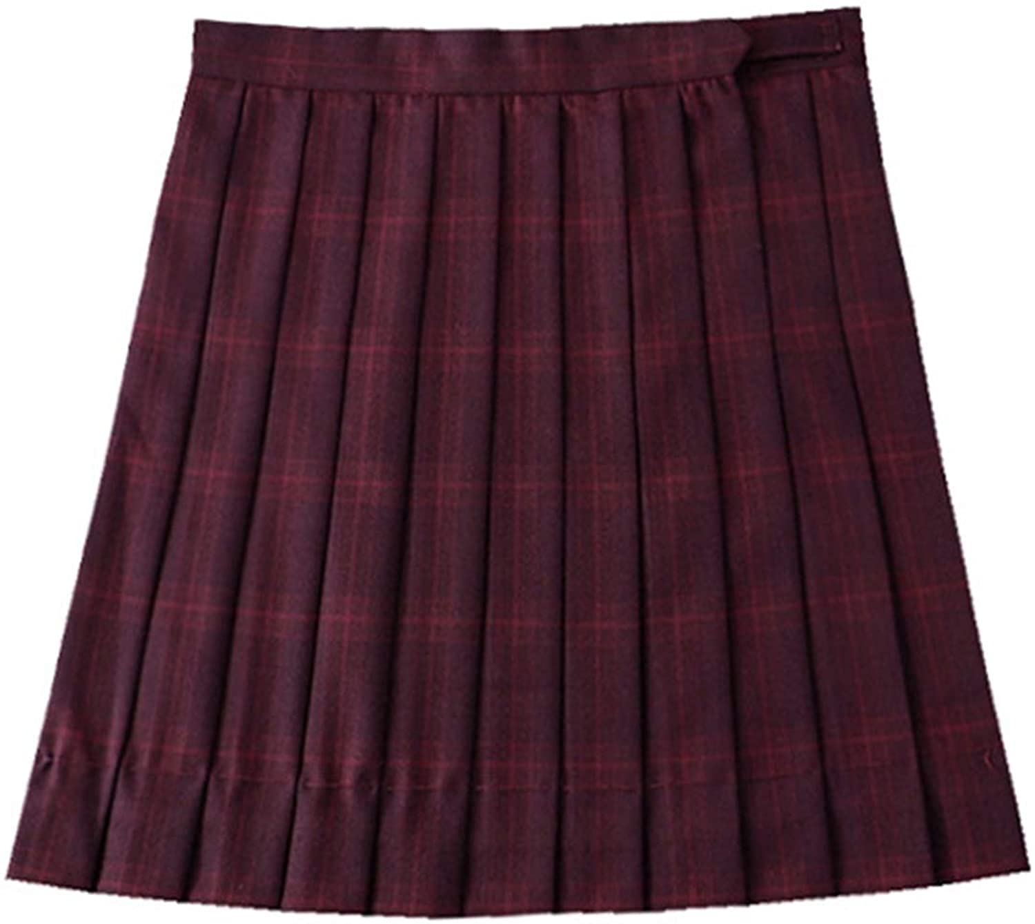 Fiables faldas plisadas para mujer, cómodas, elegantes, uniformes escolares, falda corta, estilo japonés, cintura alta, falda de cosplay (color: longitud de la falda, 3 cm, tamaño: L)