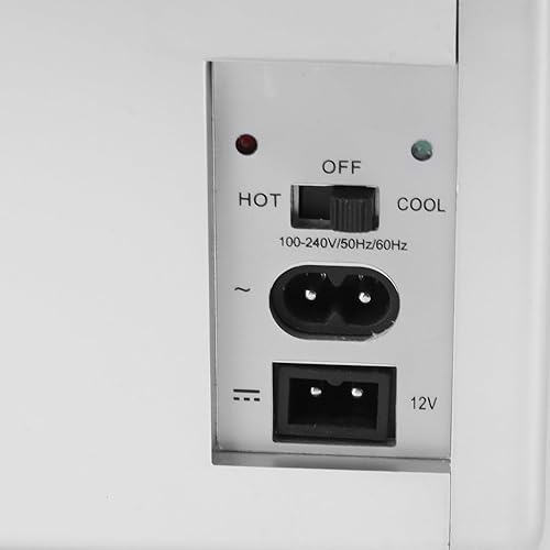 Miniatura 9 de Zudoo Travel Feidge, 4L 36W Multiuso AC100-240V Mini refrigerador para apartamento (enchufe de EE. UU.)