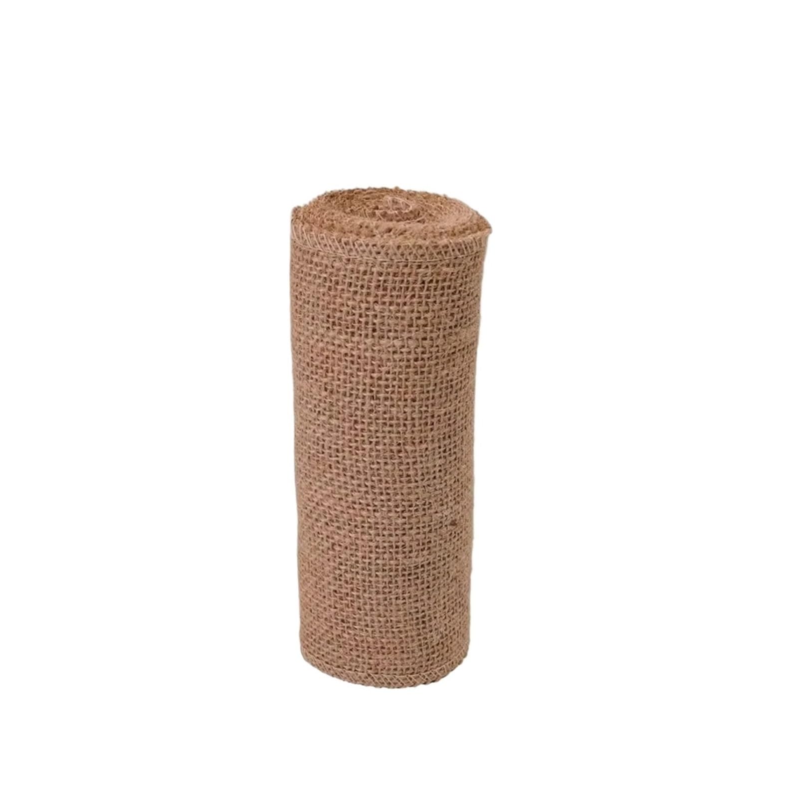Cinta de yute Cinta artesanal de tela arpillera | Encaje de arpillera de 2-6M, 3/5/7,5/10/15cm for envolver proyectos, decoración del hogar de bodas(Width-15cm,6M-(3roll))