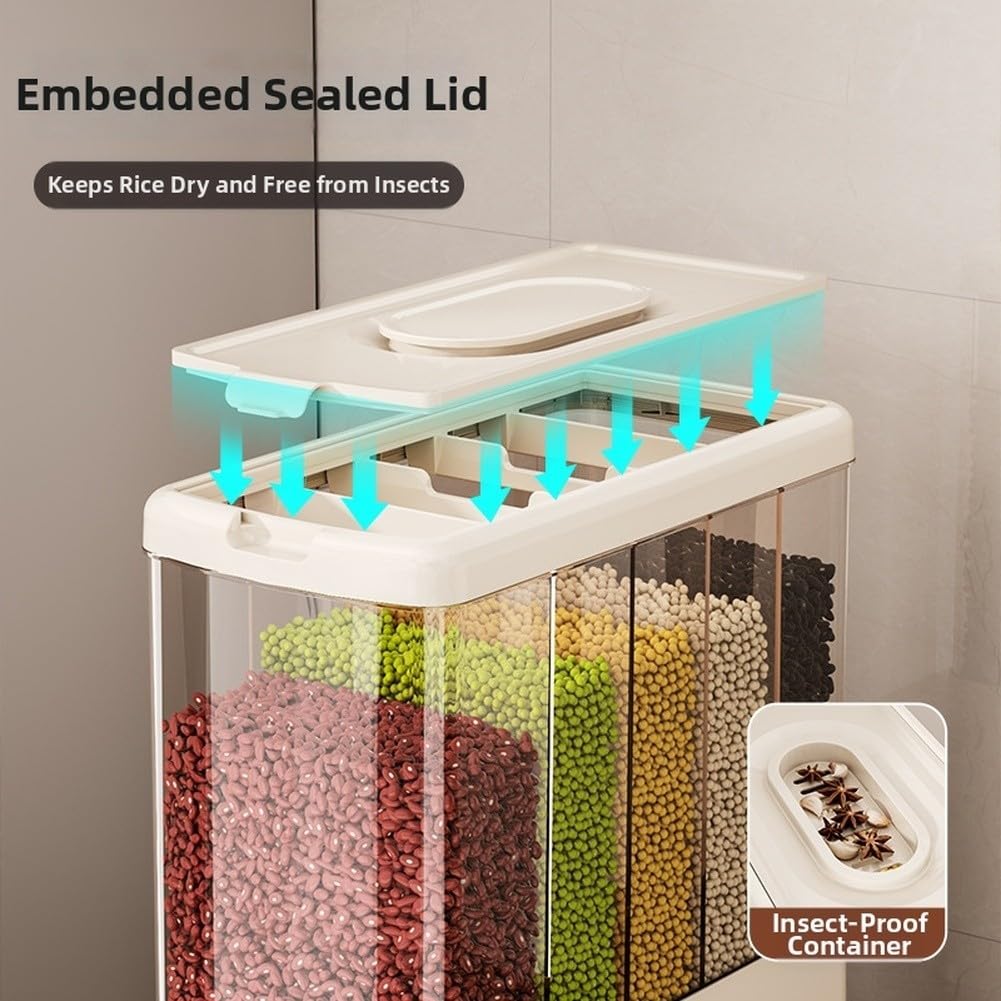 Contenedor Cereales Plástico PP Sin BPA Anti-Humedad(S)