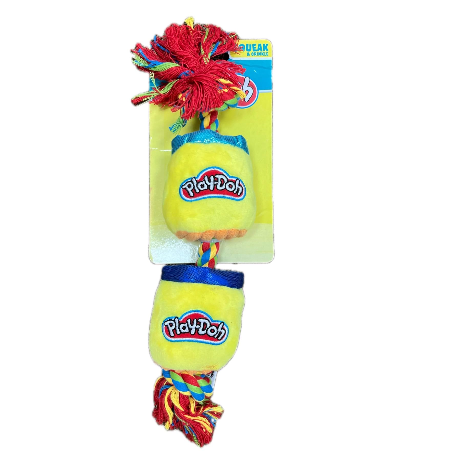 Play Doh - Pull toy, Squeak and Crinkle