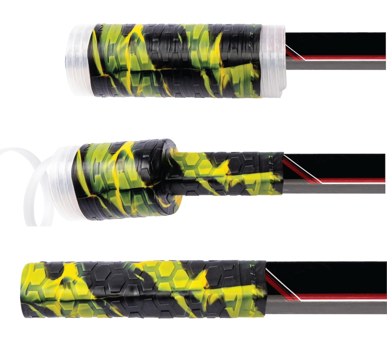 StickGrip® Hexagon Series - Advanced Baseball & Softball Bat Grip - Easy Installation, Durable HydroFlex 2.0 Polymer, Weather-Resistant, High-Performance Grip