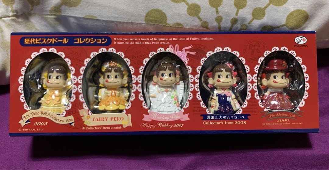 ペコちゃん人形☆60周年記念☆ポコちゃんビスクドール☆カラフルポップ☆希少品 ペコちゃん人形☆60周年記念☆ポコちゃんビスクドール☆カラフル