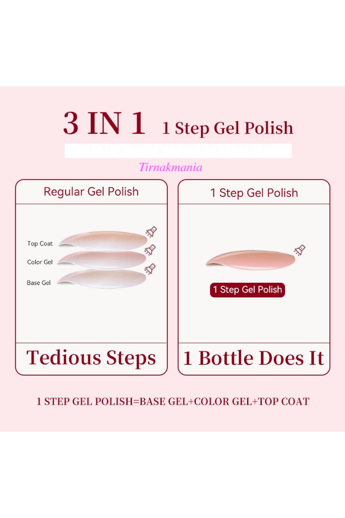 Ursugar 12 Ml 3In1 Kalıcı Oje Ur-S21 (60018) 6134