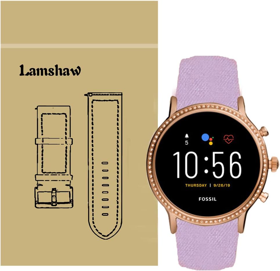 Amazon.co.jp Fossil Juliannaバンド、Blueshaw ナイロン織生地交換用アクセサリーストラップ Fossil