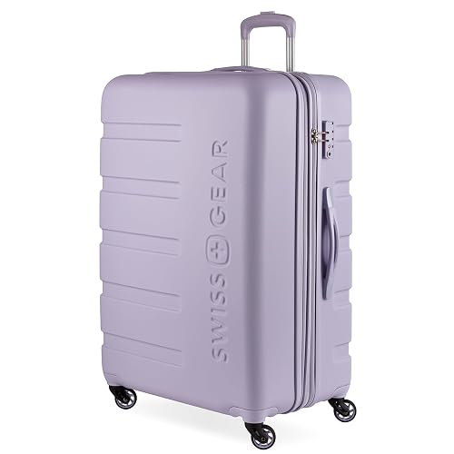 SwissGear Unisex-Adult 7366 Hardside Expandable Luggage with Spinner Wheels Luggage- Suitcase - Checked-Large 27-Inch - Evening Haze