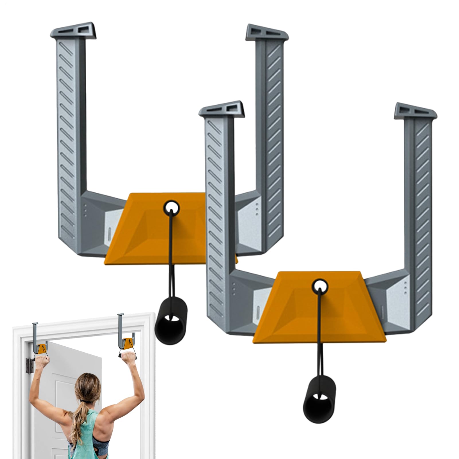 Ziehen Sie die Türstangen für zu Hause – verstellbare Kinnstange, Oberkörpertrainer | Trainingsgerät für den Innenbereich für die Arme des Kofferraums hinten, Übung, Unterstützung für Fitnessstudios