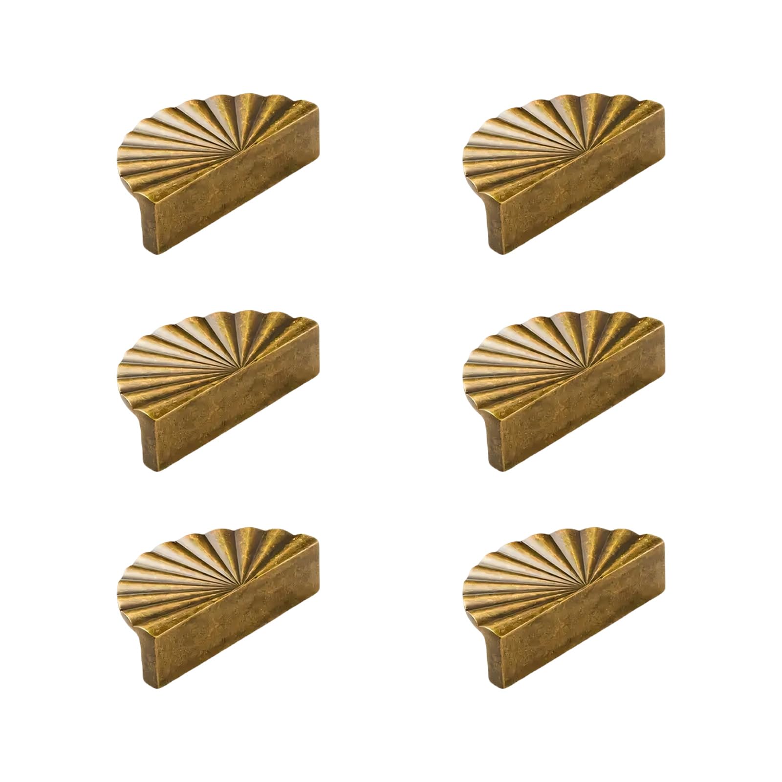 Elnwnnkc 76Mm Bronze 6Pcs Zincs Alloys Drawer Handles Furniture Knobs Stylish Drawer Pulls For House Enhancement Bathroom Dresser Cabinet Hardwares