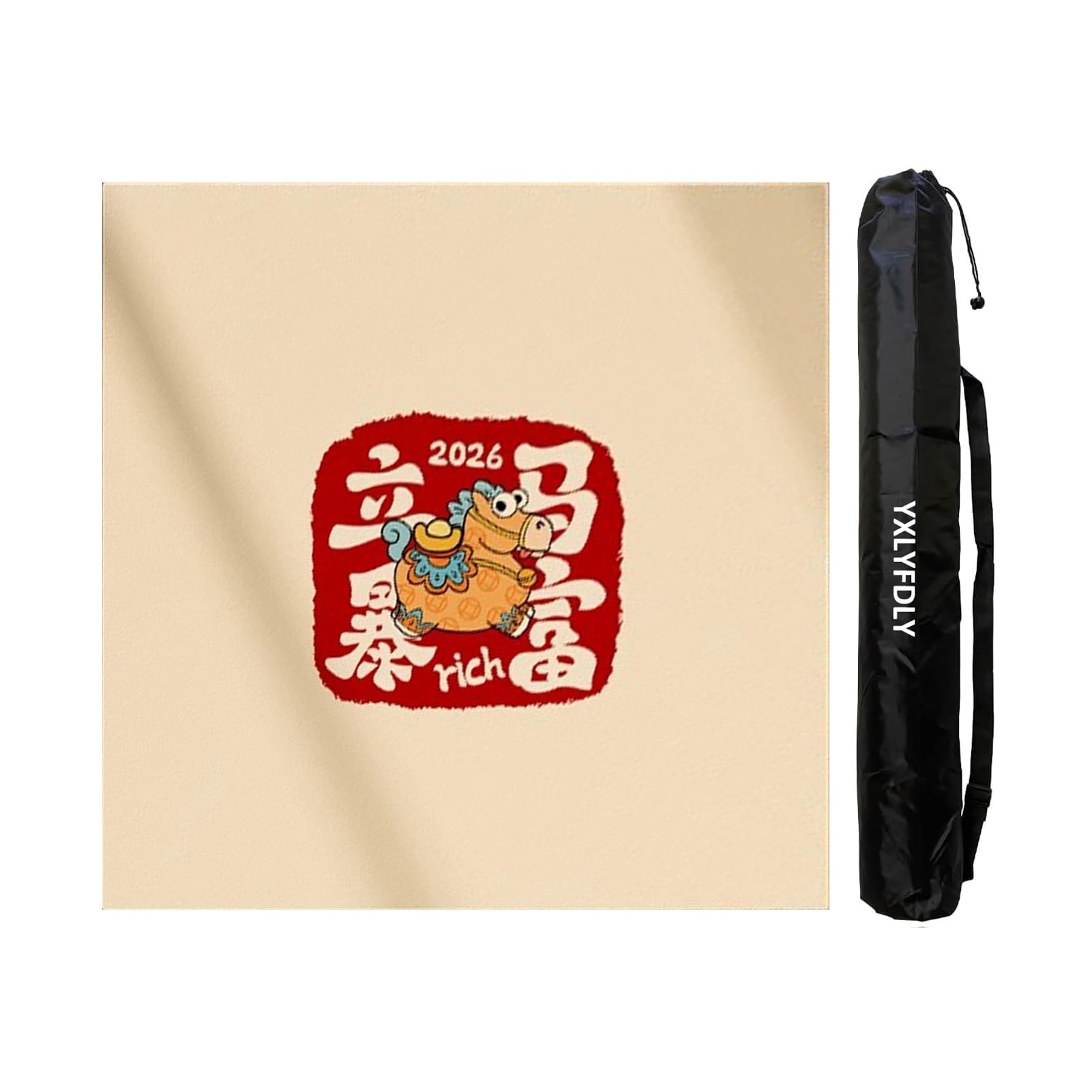 Tapis de Poker, Doux, Silencieux et réduction du Bruit avec Sac de Transport, Tapis Jeu à Domicile for Mahjong, Poker, Jeux Cartes, tuiles(90cm/35.43in)