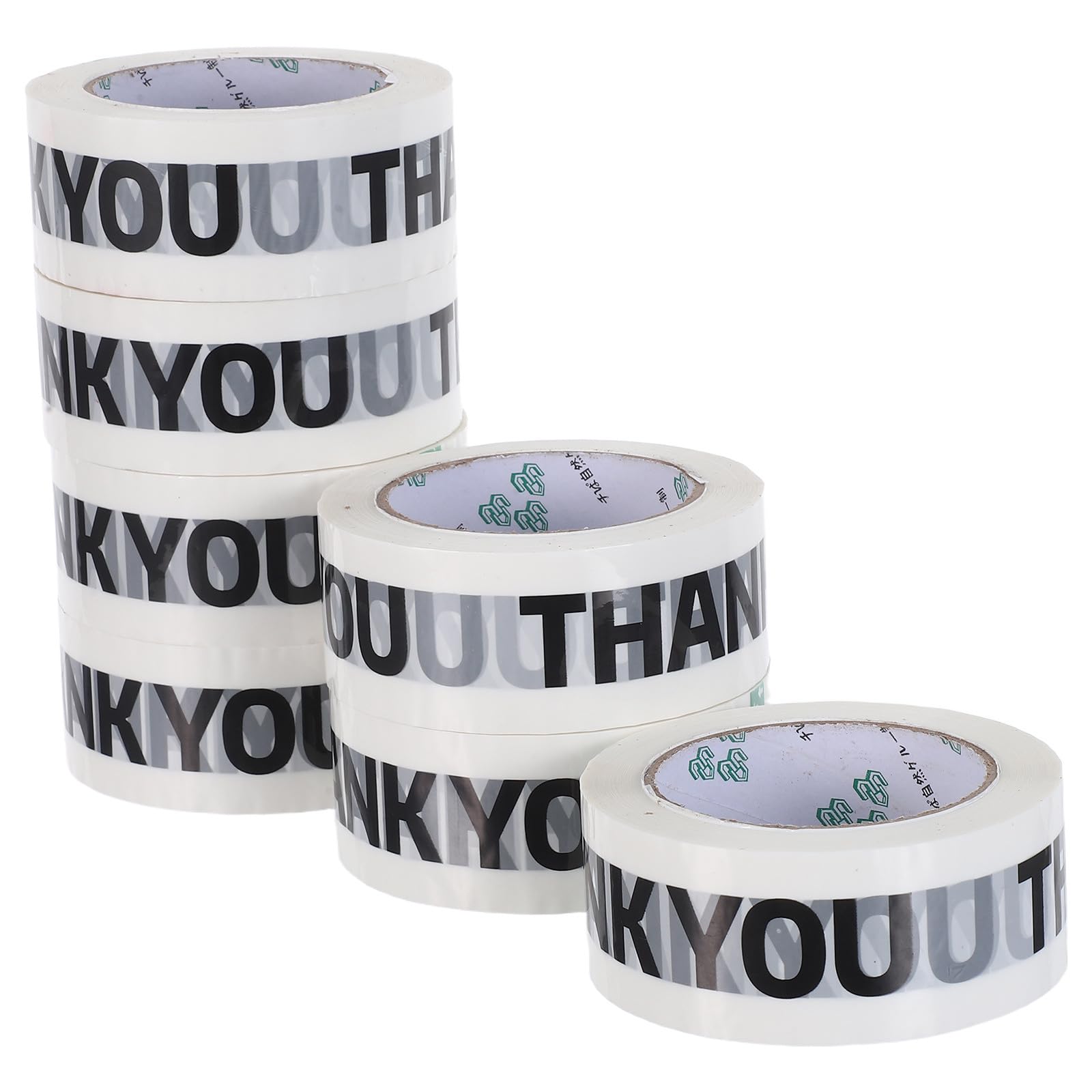 Homoyoyo 7 Rollen Hochbelastbares Umzugs und Packband aus Kunststoff mit Starker Haftung Gerolltes Kartonklebeband für Versandkartons und Heimgebrauch