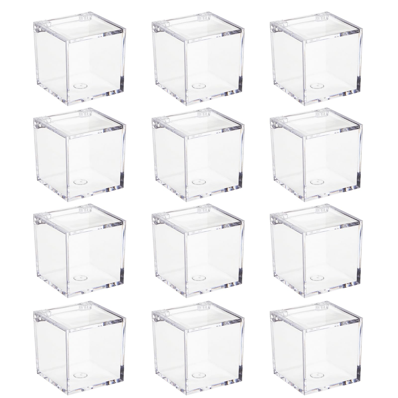 MICFENY Pack Of 12 Multipurpose Candy Boxes Creative Food Packaging Box Cookie Biscuits Storage Container