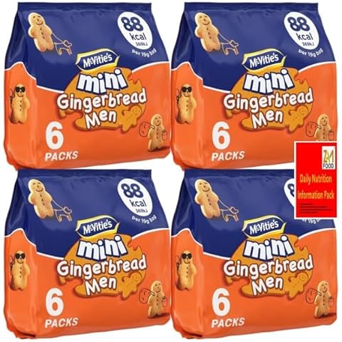 Mcvities Mini Gingerbread Men Biscuits 19g x 24 Bags Cover
