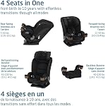 Maxi-Cosi Kani 4-in-1 Siège auto, convertible du nourrisson au tout-petit (1,8-18 kg), Ultra Slim, housse de siège lavable, Noir Designer