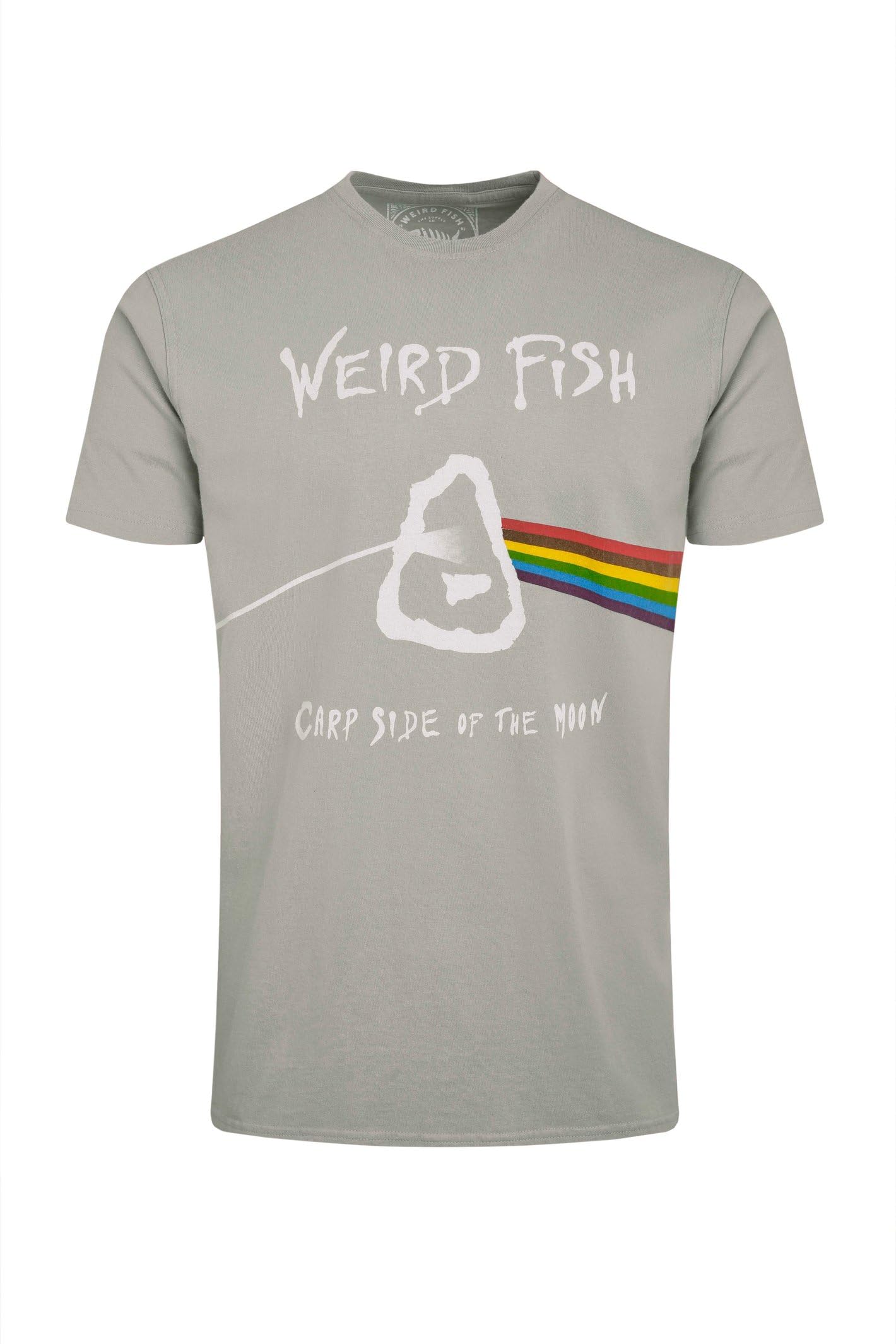 Weird Fish Men's Limestone Carp Side Front Print Artist T-Shirt 5XL