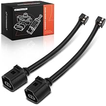 Disc Brake Pad Wear Sensors Compatible with Volkswagen Touareg 2011-2014 Porsche Cayenne Panamera Rear Driver and Passenger Side 2-PC Set