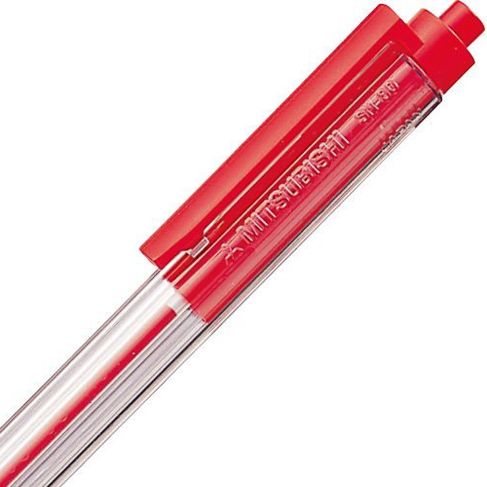 Amazon | 三菱鉛筆 ボールペン ニューライナー 0.7mm 赤 SN80.15 10本