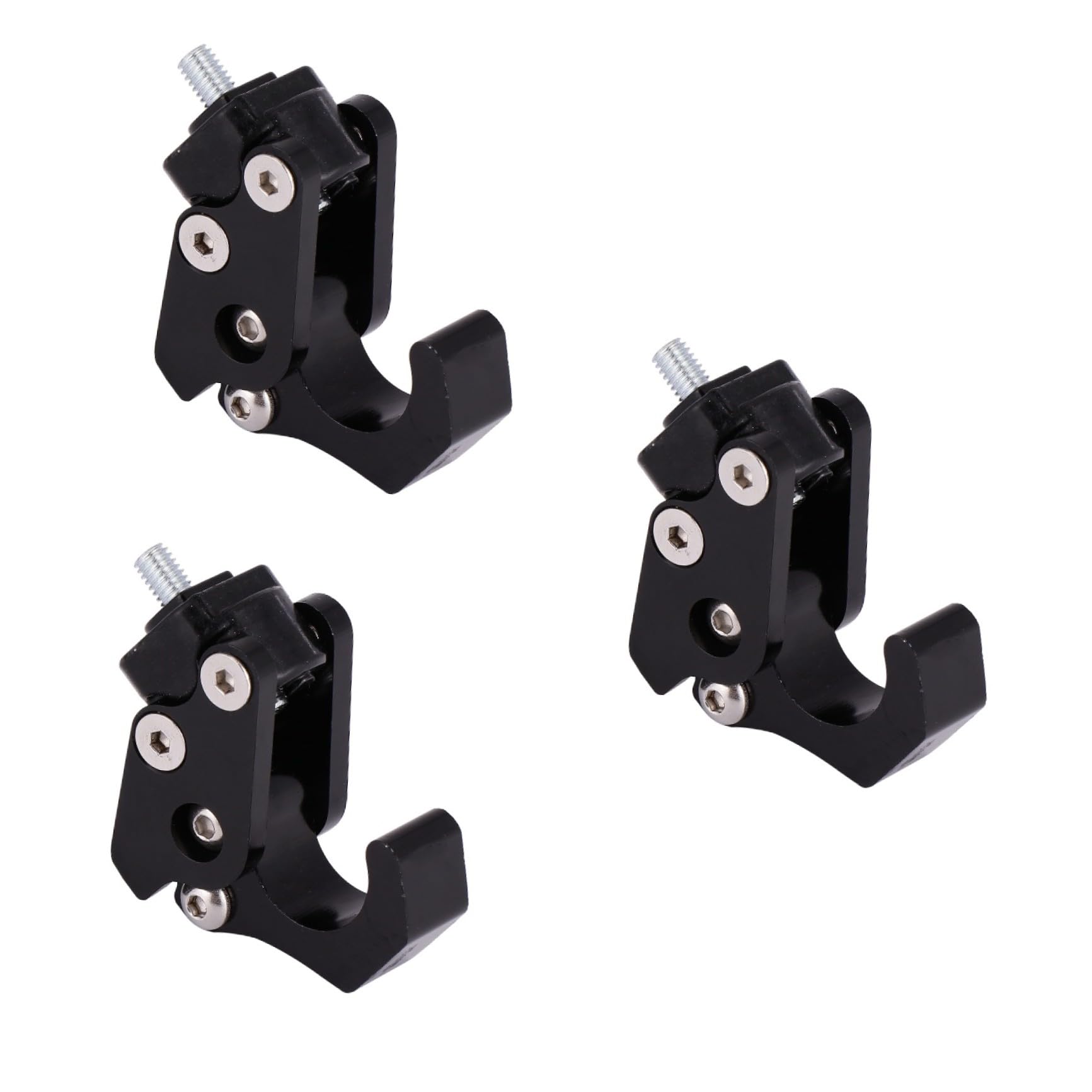 Ganchos de aluminio para motocicleta accesorios de casco y soporte para electromóvil 8