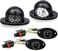 Vista 20 de D-Lumina Conjunto de lámpara LED para placa de matrícula compatible con Dodge Charger Challenger Chrysler 300 Pacifica y Compass 2015-2023