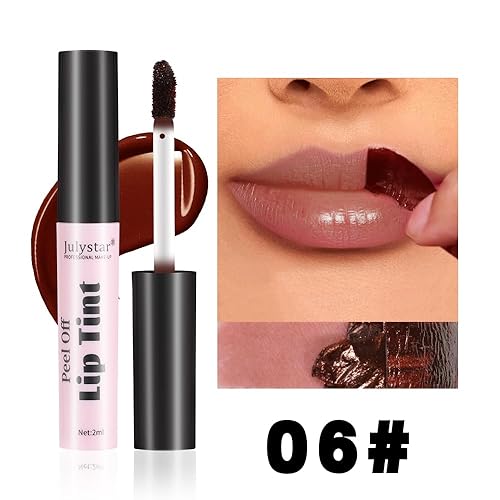Miniatura 5 de Tinte labial mate, 3 colores de larga duración, se despega, color mate, brillo de labios, impermeable, lápiz labial líquido, taza antiadherente,