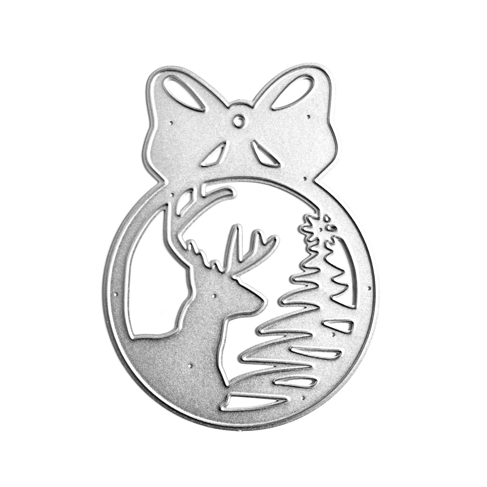 HDUBKHE Metal Die Cuts Deer Tree Embossing Stencil Cutting Dies for Card Making Scrapbooking Paper Craft Template Metal Cutting Dies Stencils