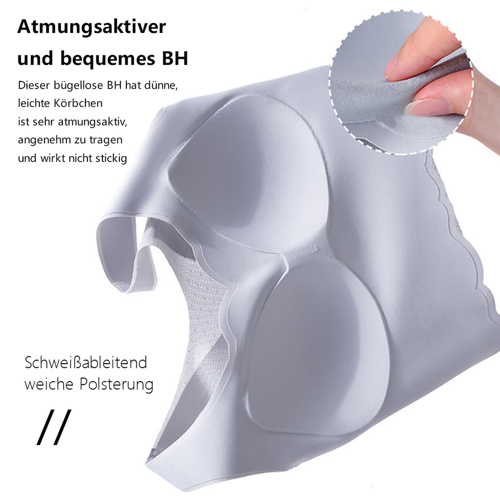 Sport BH Damen ohne bügel Push up BH Baumwoll Bustier Damen
