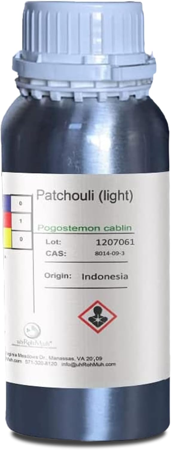 uh*Roh*Muh Premium Light Patchouli Essential Oil 15 ml | Home Essentials, Intense Sweet Aroma Aromatherapy Bliss | Essential Oils for Diffusers Aromatherapy | Sustainably Sourced from Indonesia