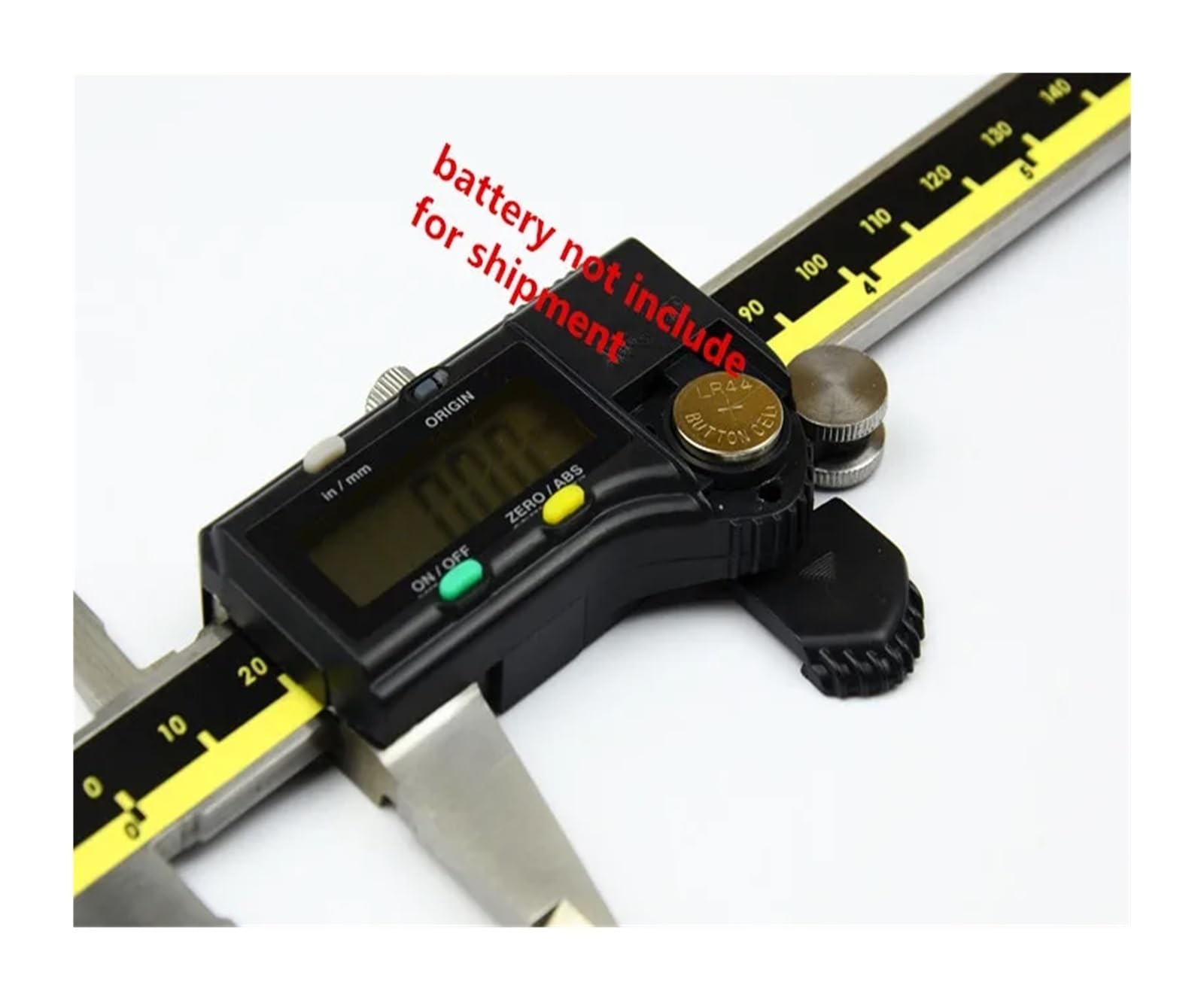 Mikrometr, 150mm 200mm 300mm Origin Mode Suwmiarka cyfrowa ze stali nierdzewnej Elektroniczna suwmiarka Mikrometr +Bo do gospodarstwa domowego(0-300mm 12inch)