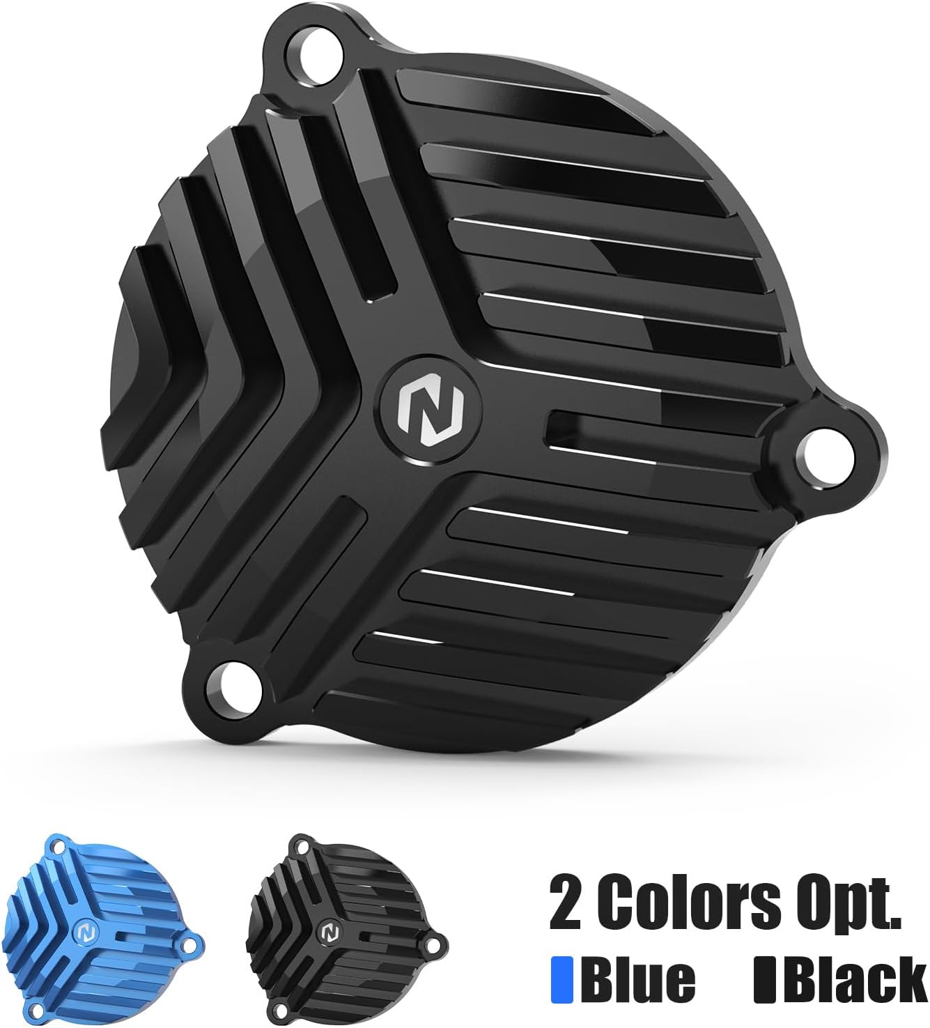 NICECNC Black Clear Oil Filter Cover Cap Compatible with Suzuki DR650S, 1996-2024, Suzuki DR650SE 1996-2024