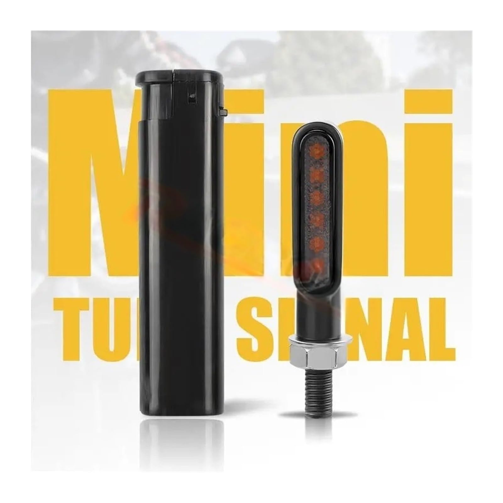 Indicatore direzione LED in metallo universale moto Indicatoris Motos