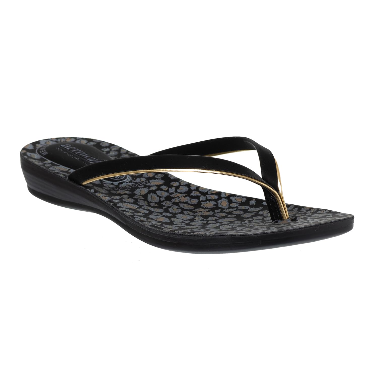 AEROWALK Stylish Fashion Slipper for Women | Comfortable| Lightweight | Anti Skid | Casual Office Footwear (11E3_BLACK_40) (B0CLK993QC) Amazon Price History, Amazon Price Tracker