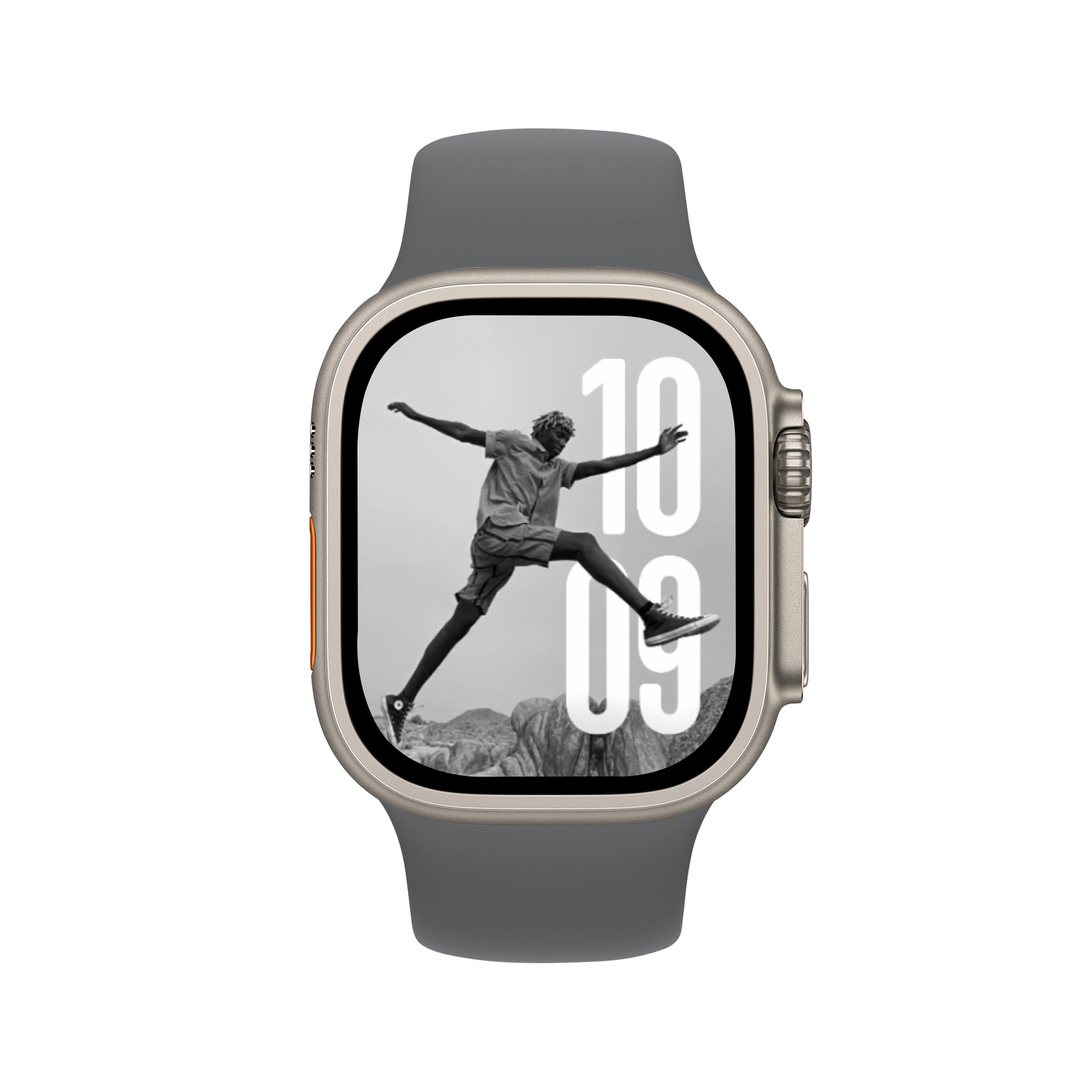 DONEGANI SB per Cinturino Apple Watch 40mm 44 mm 46mm 42mm 45mm 41mm 38mm 49mm Se Ultra 2 Serie 10 9 8 7 6 5 4 3 Band Bracciale Sport Silicone, Grigio Fango Vulcanico