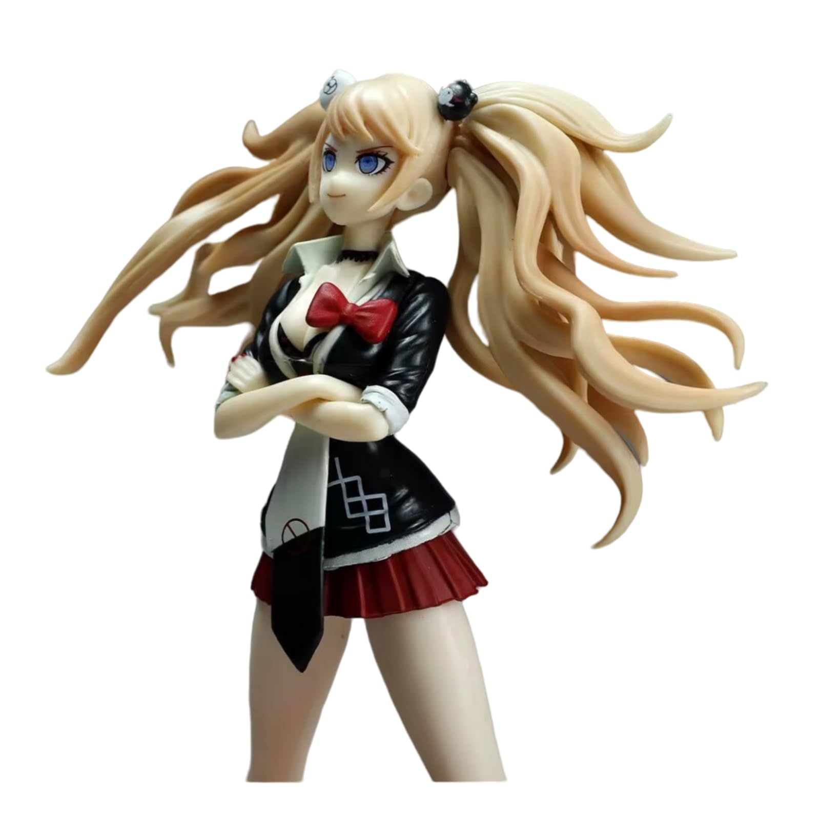 Danganronpa Junko Enoshima with Monokuma PVC Figure Doll Collectible Model Toy e