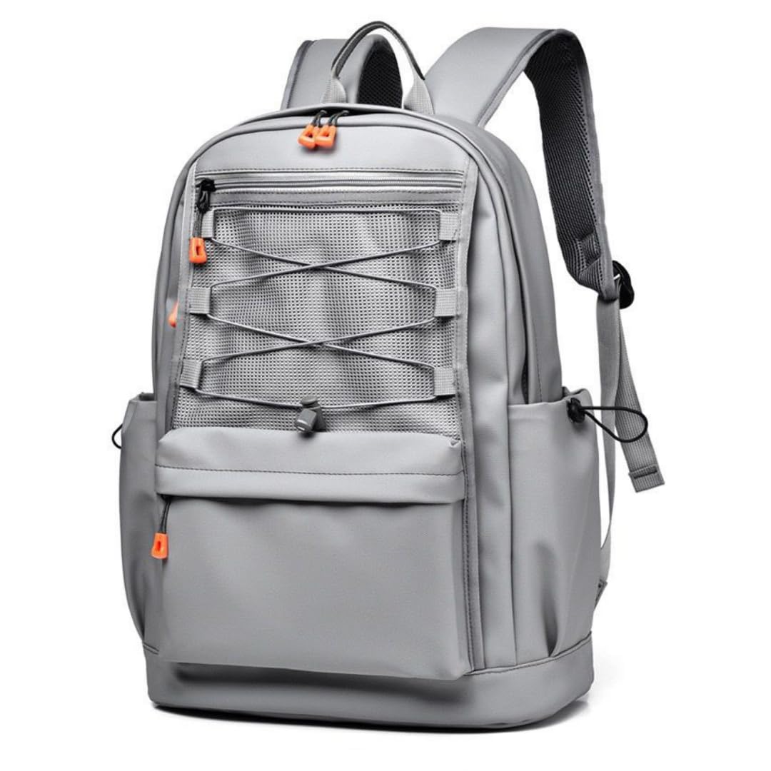 FLYMANN Waterproof Laptop Backpack for Men 15.6" Nylon Lightweight laptop bag with trolley strap Large Capacity Travel bag (Black) (B0D9SD6347) Amazon Price History, Amazon Price Tracker