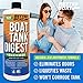 RV Toilet Treatment Liquid Portable Toilet Cleaner Boat Marine Holding Tank Treatment Chemicals for Camper and Sewer Grey and Black Tank Water Waste Flush Septic Safe Digester