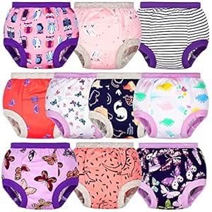 BIG ELEPHANT Baby Potty Training Pants Underwear for Girl’s – 100% Cotton, 2T
