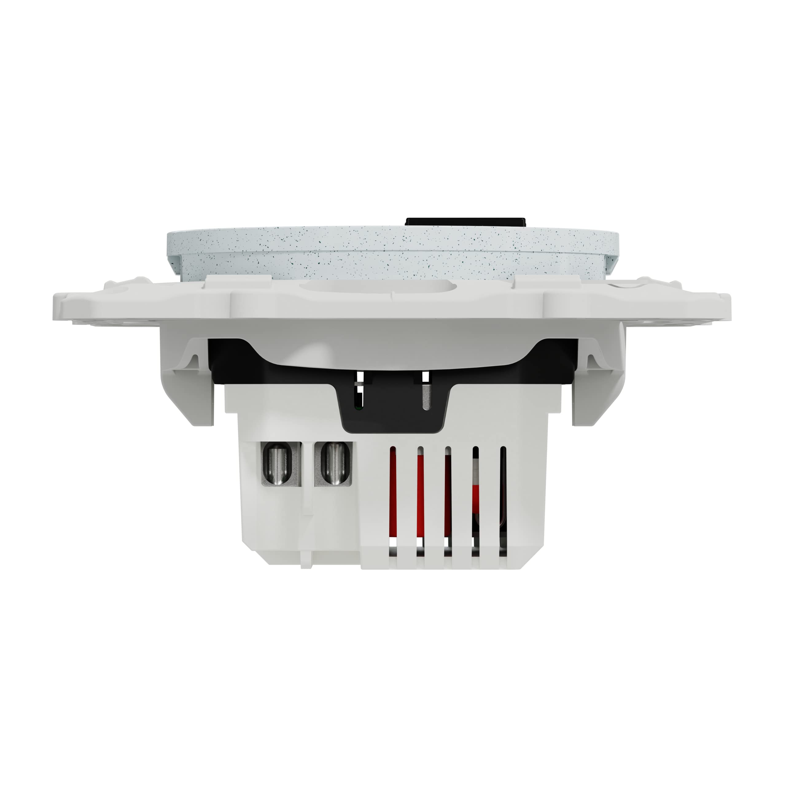 Schneider Electric - Odace - prise USB double - type A+C - Blanc Recyclé - 5 Vcc - 2,4A - S510401