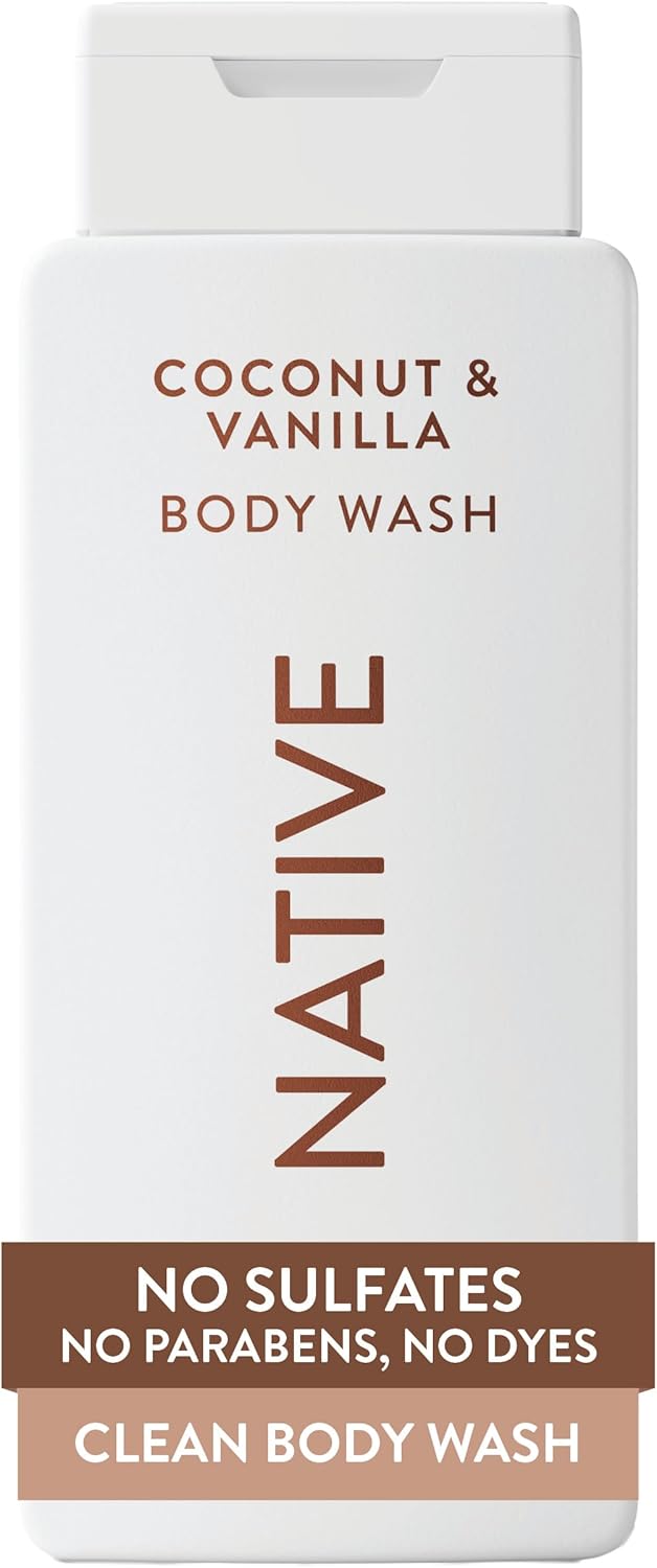 Native Showergel & Bodywash for Men and Women – Without sulphates and dyes – Coconut and Vanilla Shower Gel – Gentle Cleansing with Vegetable Ingredients (2 x 532 ml) Native Showergel & Bodywash for Men and Women – Without sulphates and dyes – Coconut and Vanilla Shower Gel – Gentle Cleansing with Vegetable Ingredients (2 x 532 ml)