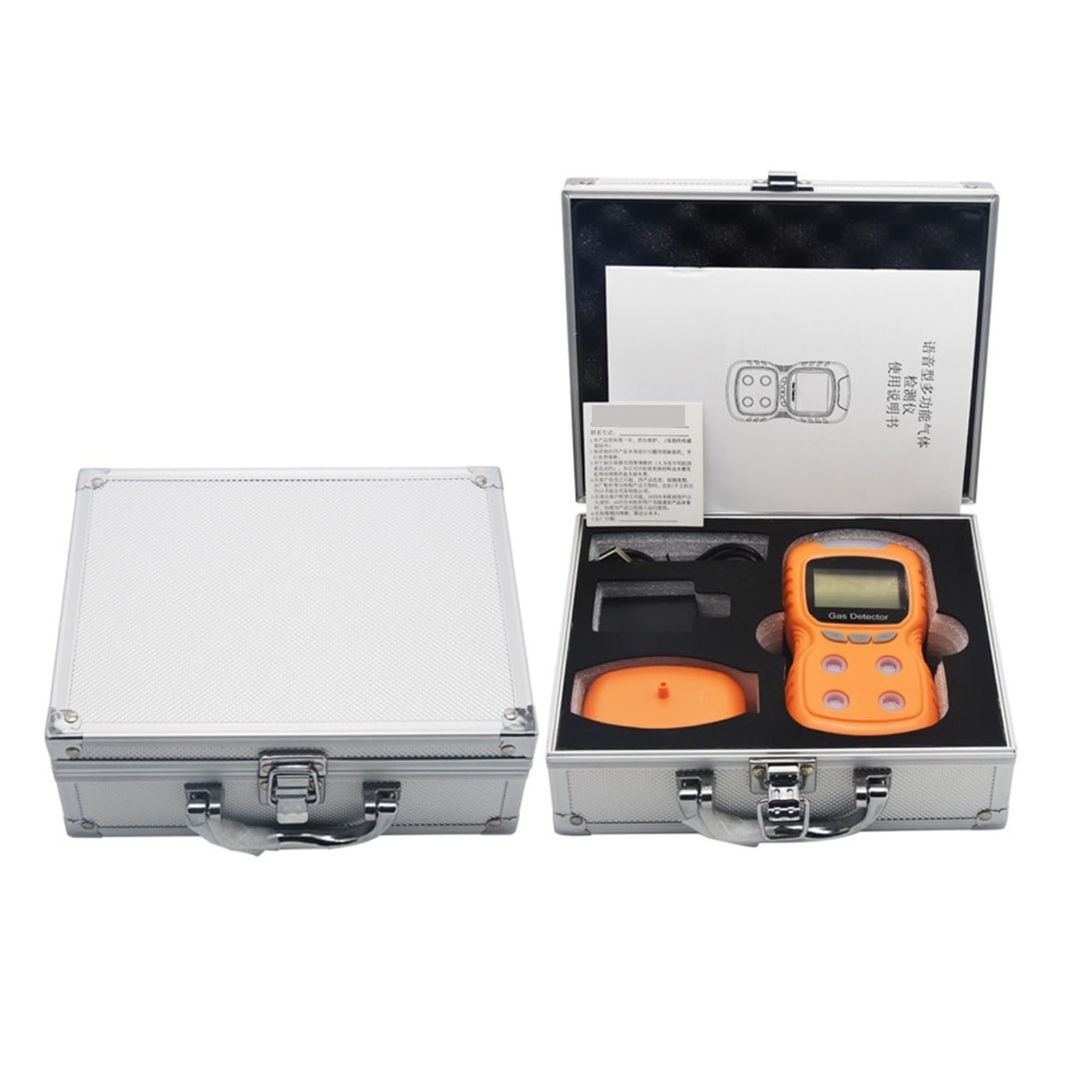 Testeur de Moniteur gaz à 4, analyseur, détecteur Portable, CO, Toxique numérique, Alarme Vibration, testeur qualité Large Gamme de Tests