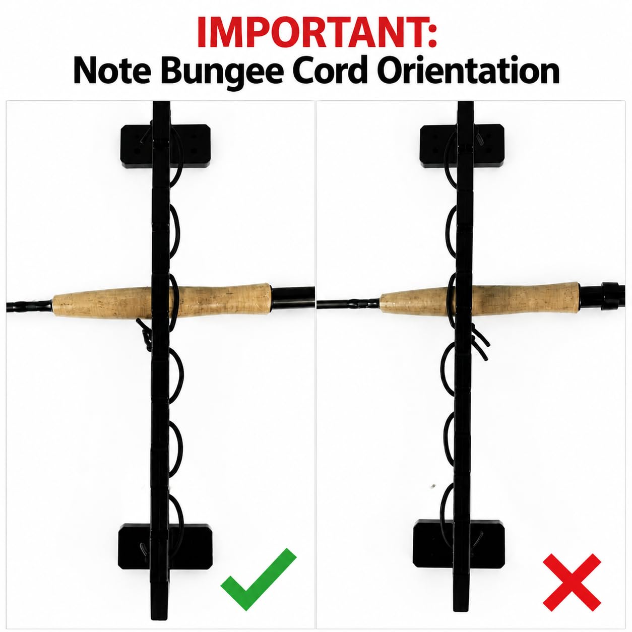 Garage Door Fishing Rod Rack - 6 Rod Storage -4 Garage Door Fishing Rod Rack - 6 Rod Storage -4