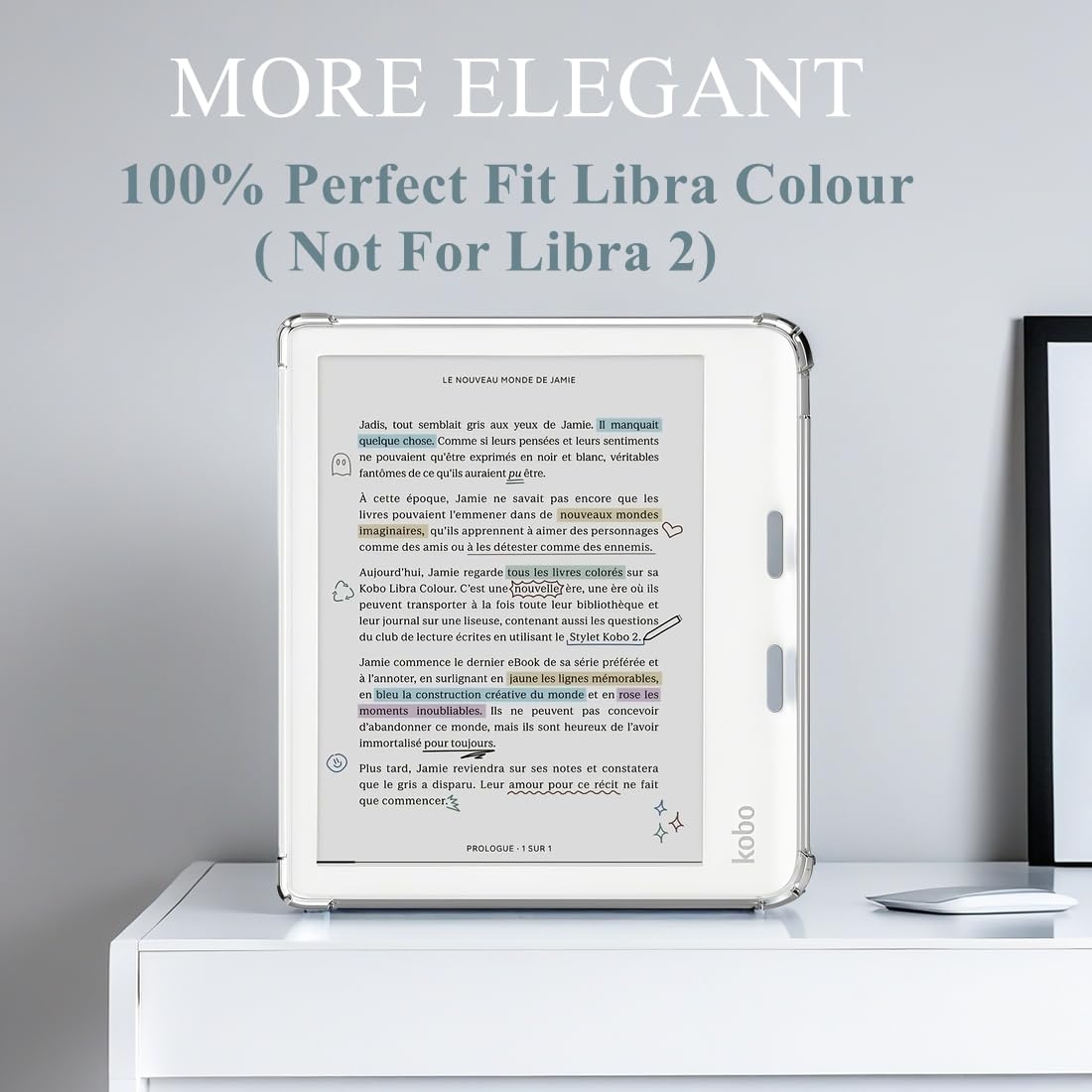 Amazon.co.jp: Stianiiie Kobo Libra Color用ケース(Libra 2用では