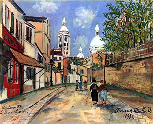 ユトリロ 複製画 サクレカール寺院 モーリス ユトリロ Maurice Utrillo