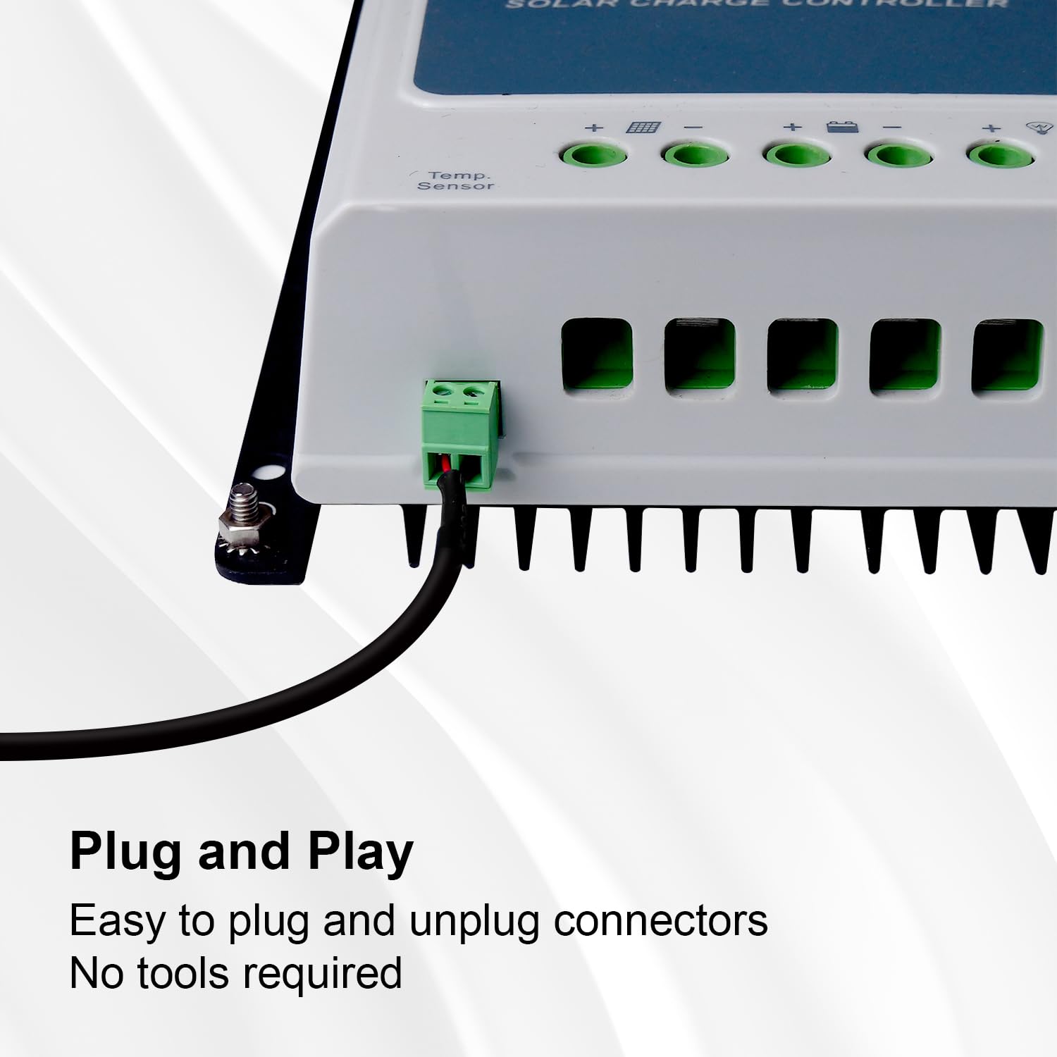 Capteur Température Capteur De Température à Distance Epever RTS300R47K3.81A - Pour Contrôleurs Solaires Tracer, Triron Capteur 3m Epever