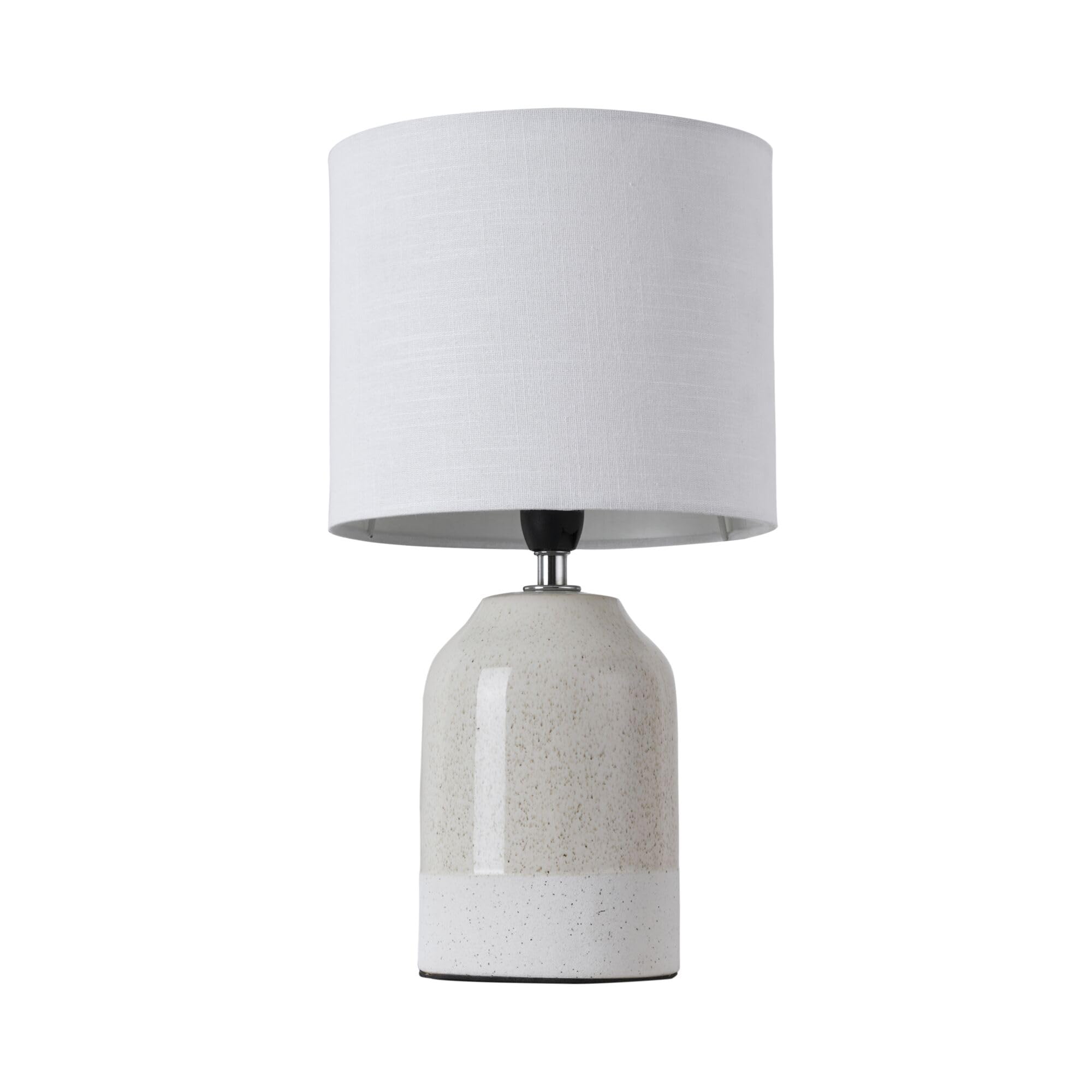 Paulmann Pauleen 48022 Sandy Glow Table luminaire max. 20W for E14 Lamps Bedside Table luminaire Beige White 230V Ceramic/Fabric Without lamp