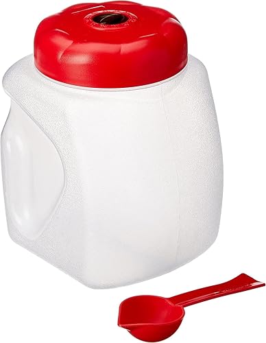 Miniatura 2 de Tribello Recipiente grande de café molido de 22 onzas para granos de café, tarro de plástico con tapa de rosca para alimentos secos, azúcar, harina,