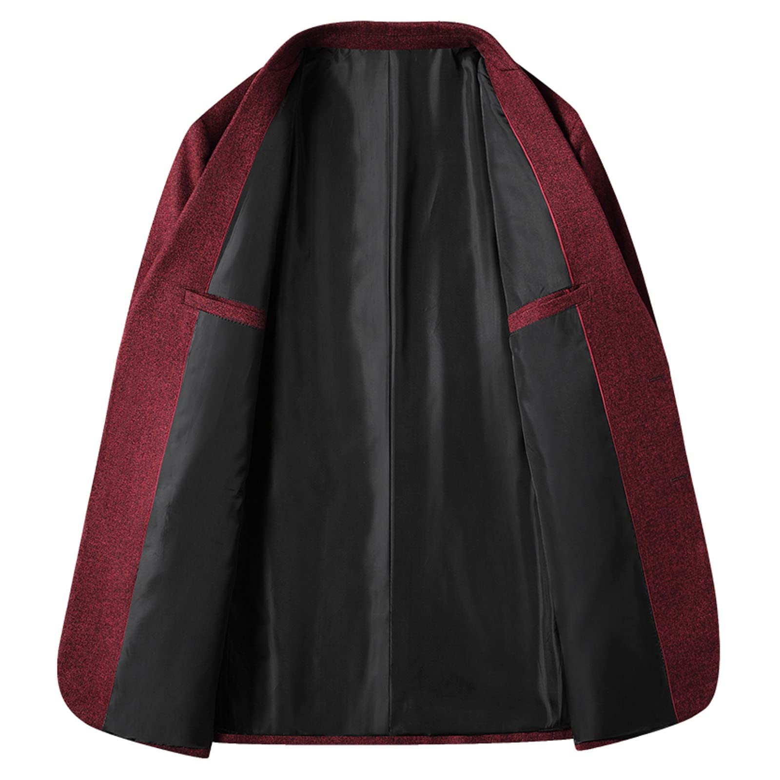Blazer, giacca da uomo slim fit, giacca con due bottoni e tasche, taglie grandi, comoda, per il tempo libero, per il matrimonio, per il lavoro d'ufficio e formale