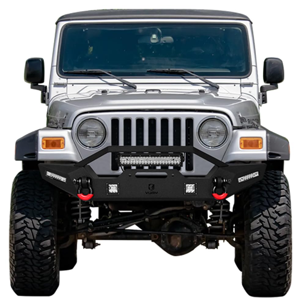 Vijay Front Bumper Compatible with 1997-2006 Wrangler TJ