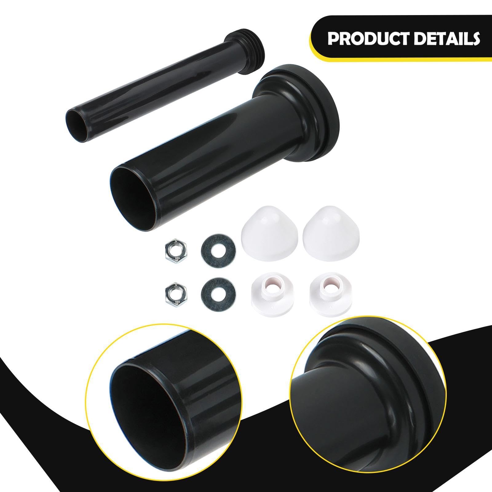 El kit de conexión de inodoro montado en la pared incluye juego para colgar bidés bidés mangueras de drenaje y llenado wiSeals accesorios de fontanería para una fácil instalación