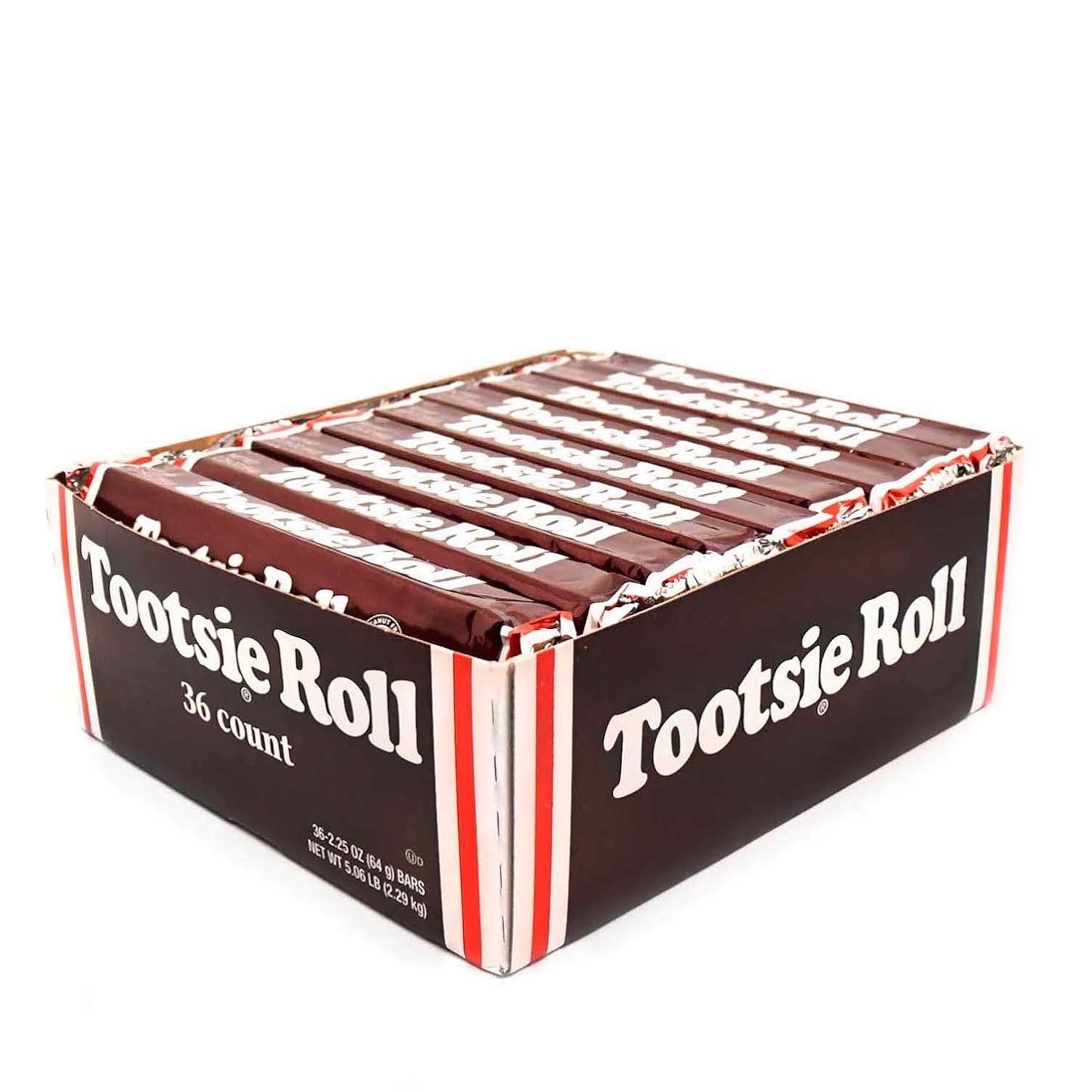 Tootsie Roll Bars, 2.25-Ounce Rolls (Pack of 36)